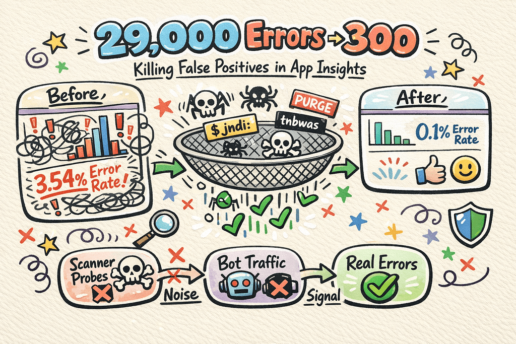 Killing 95% of False NextJS Errors in App Insights